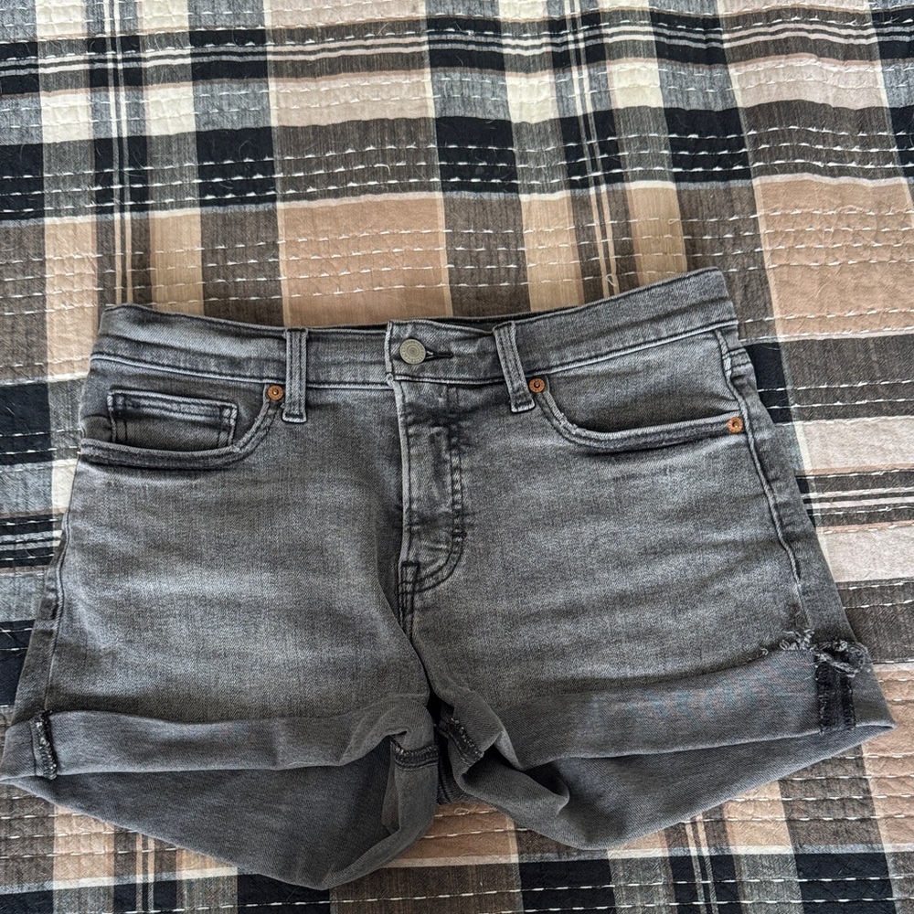 Lucky Brand Dark Gray Women's Jean Shorts